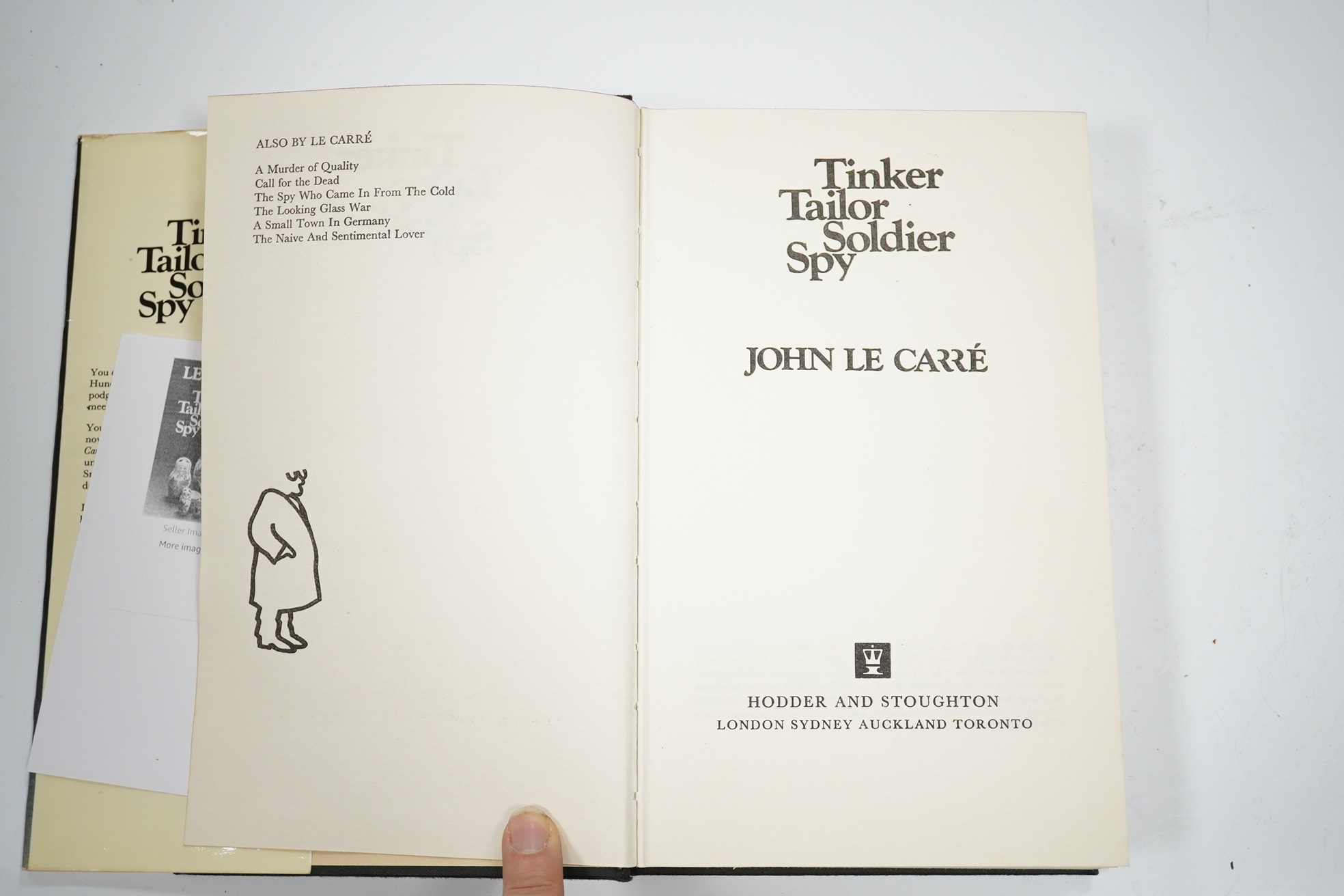 Le Carre, John – 7 works – The Spy Who Came In From The Cold, 9th impression, cloth in d/j, Victor Gollancz, London, 1964; Tinker Tailor Soldier Spy, 1st edition, cloth in d/j, Hodder & Stoughton, London, 1974; Smiley’s